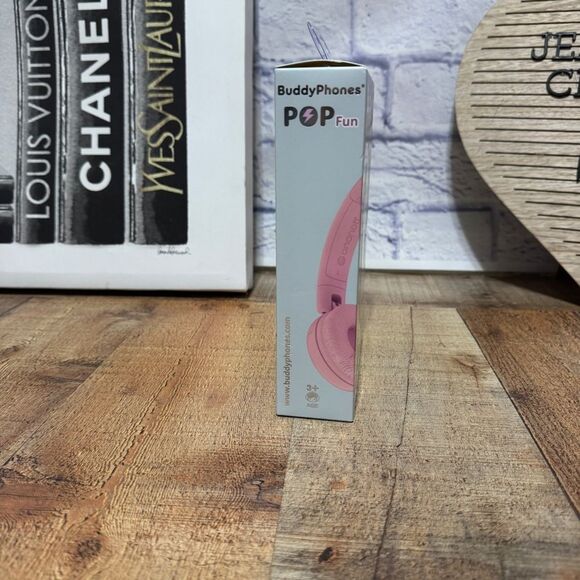 Buddy Phones Pop Fun headphones in pink wireless new - Picture 2 of 8